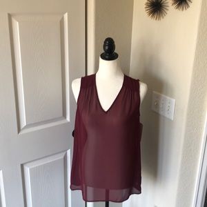 NWT Laundry by Shelli Segal Sheer Tank/Blouse